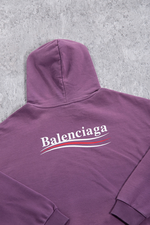 バレンシアガ偽物 Balenciag コーラ文字入りパーカー