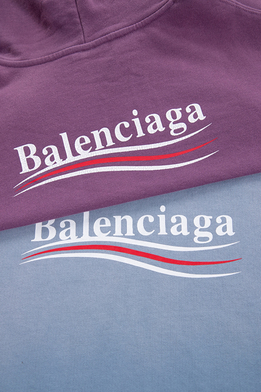 バレンシアガ偽物 Balenciag コーラ文字入りパーカー