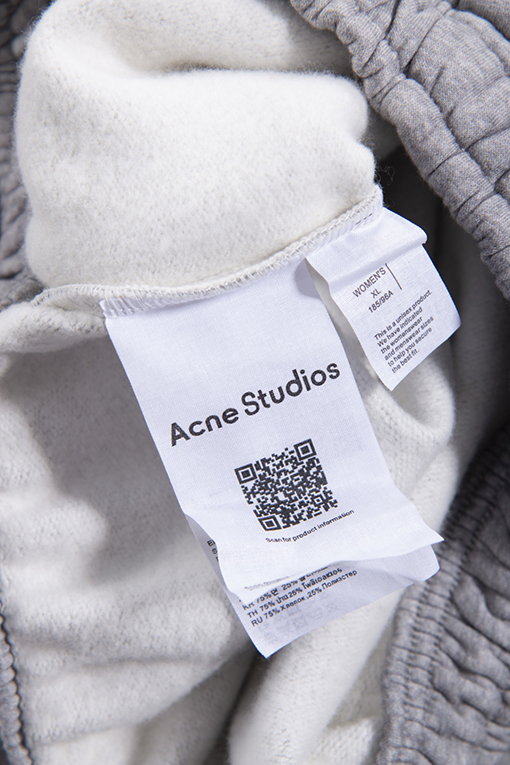 アクネストゥディオズ Acne Studios ストックホルムレタードローストリングストレートレッグパンツ