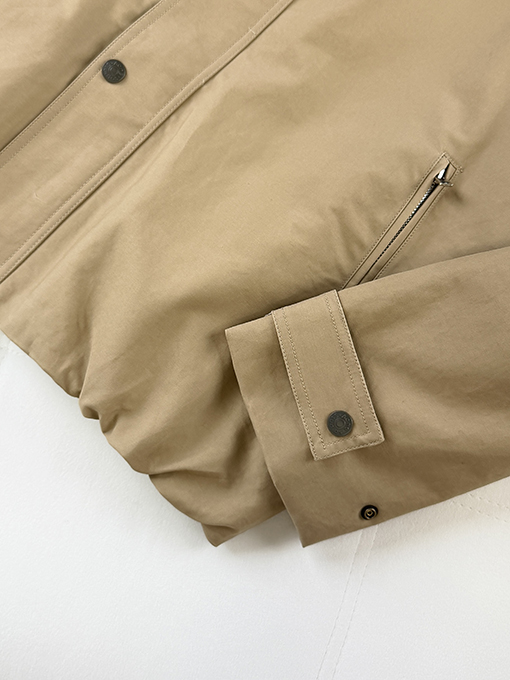 アクネストゥディオズ Acne Studios レザーロゴ入りツイルコットンジャケット