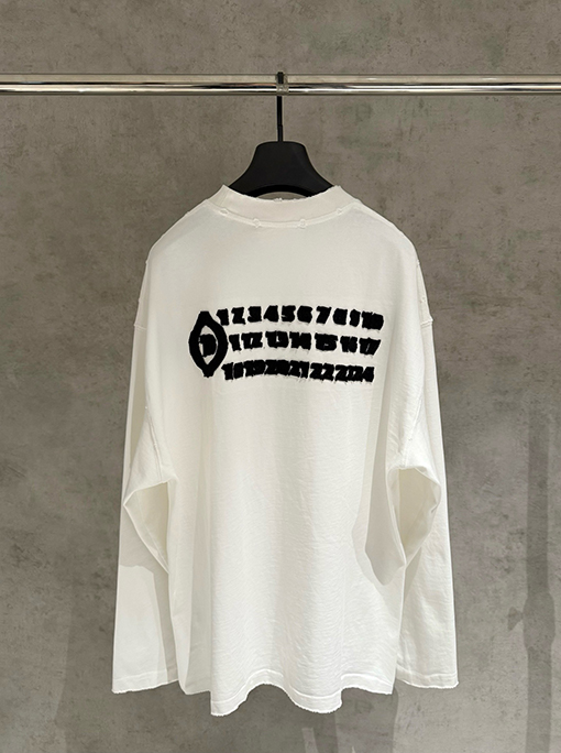 マルタンマルジェラ偽物 MM6 Maison Margiela 厚の長袖スウェットシャツ