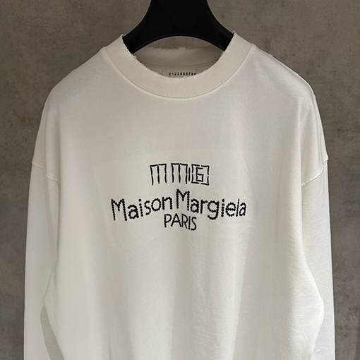 マルタンマルジェラ偽物 MM6 Maison Margiela 厚の長袖スウェットシャツ