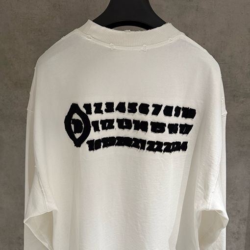マルタンマルジェラ偽物 MM6 Maison Margiela 厚の長袖スウェットシャツ