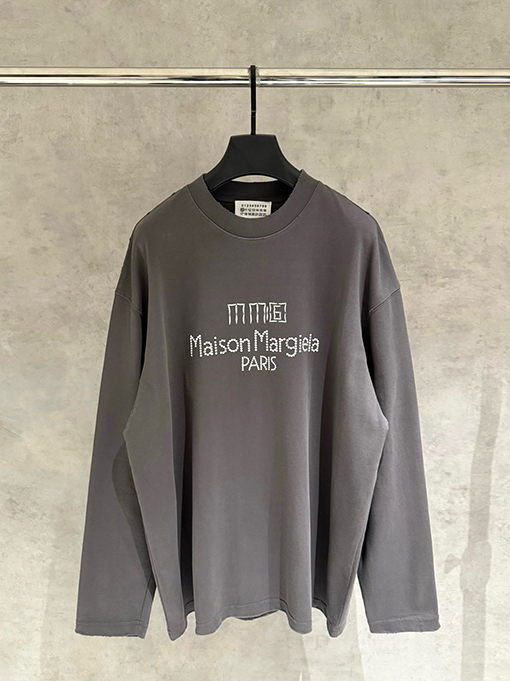 マルタンマルジェラ偽物 MM6 Maison Margiela 厚の長袖スウェットシャツ