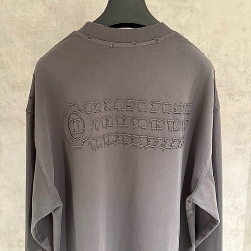マルタンマルジェラ偽物 MM6 Maison Margiela 厚の長袖スウェットシャツ