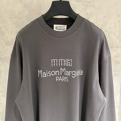 マルタンマルジェラ偽物 MM6 Maison Margiela 厚の長袖スウェットシャツ