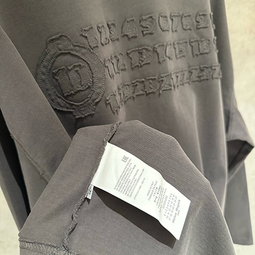 マルタンマルジェラ偽物 MM6 Maison Margiela 厚の長袖スウェットシャツ