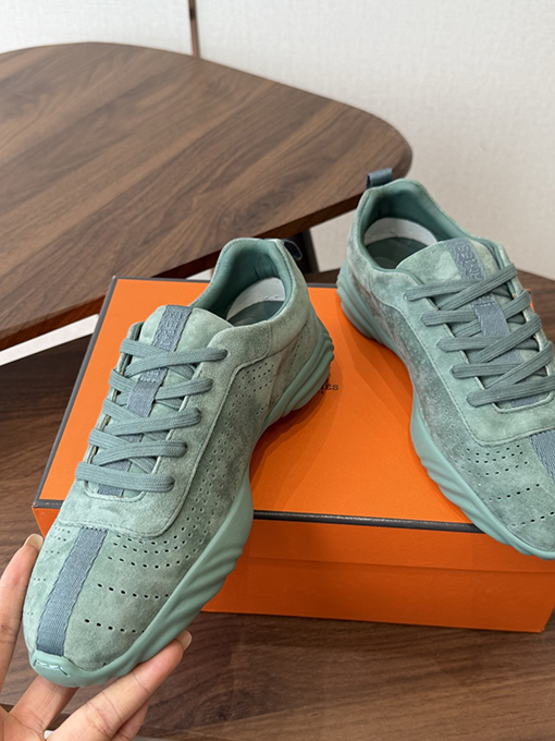 エルメス Jet スエードスニーカーシリーズ
