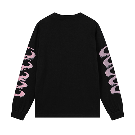 バレンシアガ偽物 BALENCIAGA 文字刺繍入り3Mダイレクトプリント長袖シャツ