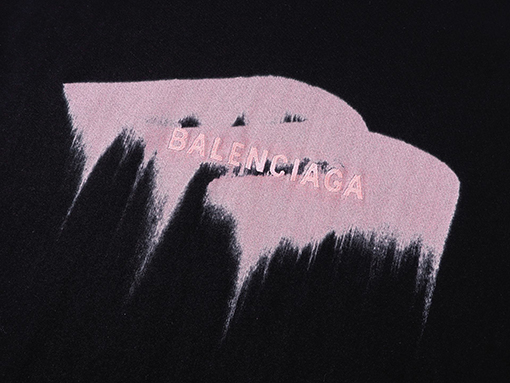 バレンシアガ偽物 BALENCIAGA 文字刺繍入り3Mダイレクトプリント長袖シャツ