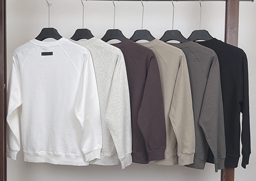 フィアオブゴッド ESSENTIALS FEAR OF GOD 秋 360g ヘビーウェイト ピュアコットン テリークロス クルーネック スウェットシャツ