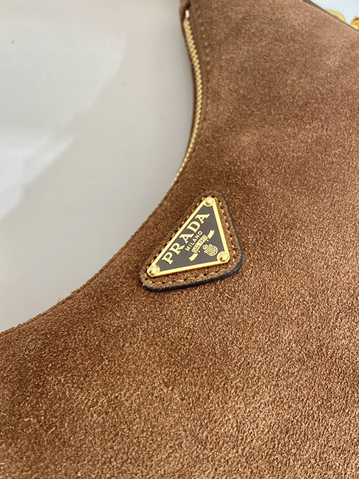 プラダ Hobo レディーススエード製クロスボディバッグ
