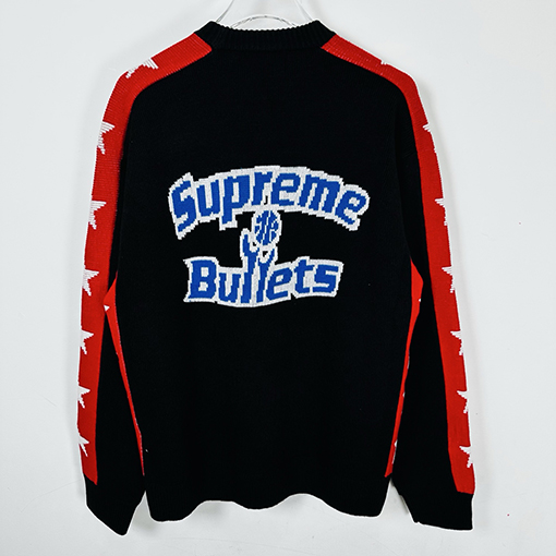 シュプリームクルーネックセータースーパーコピー Supreme バレットチーム レトロ スポーティ クルーネックセーター