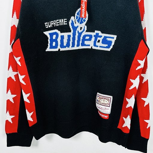 シュプリームクルーネックセータースーパーコピー Supreme バレットチーム レトロ スポーティ クルーネックセーター