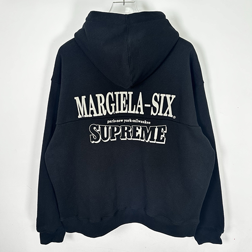 シュプリーム X マルタンマルジェラコピー Supreme イーグル柄ジップアップパーカー