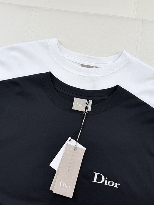 ディオールコピー Dior ロゴ刺繍入り長袖シャツ