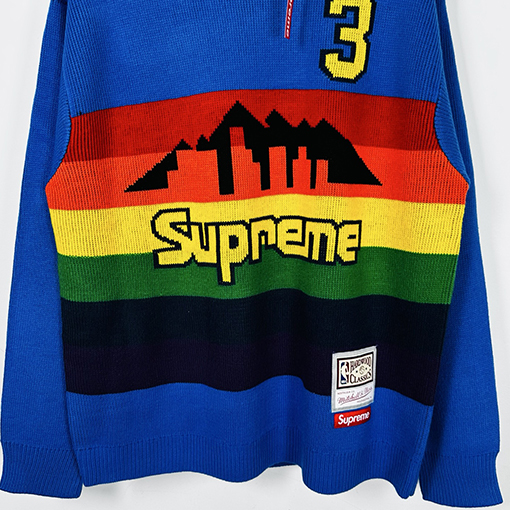 シュプリーム偽物 Supreme ゴールドラッシュシティスカイラインクルーネックセーター