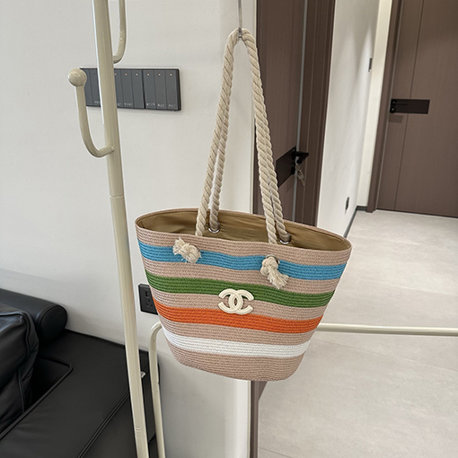 シャネルコピー レディースファッション麻ロープのストローバッグ