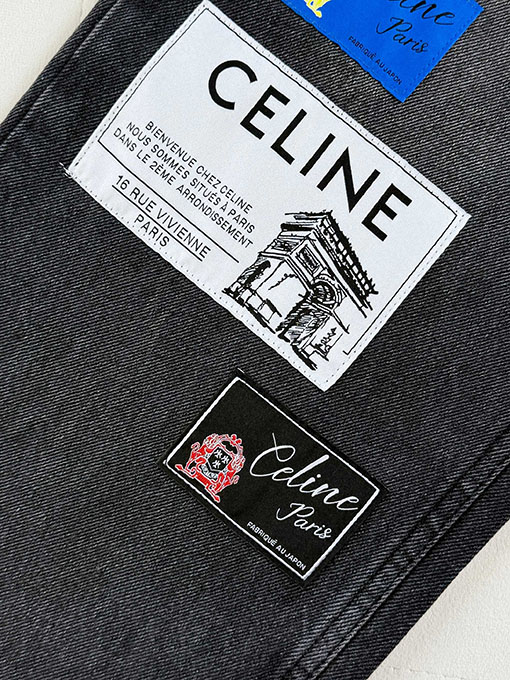 セリーヌ CELINE パッチワークジーンズ