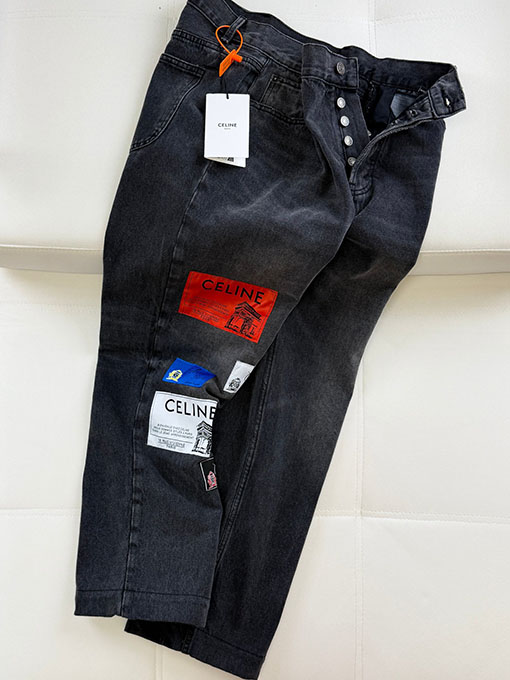 セリーヌ CELINE パッチワークジーンズ