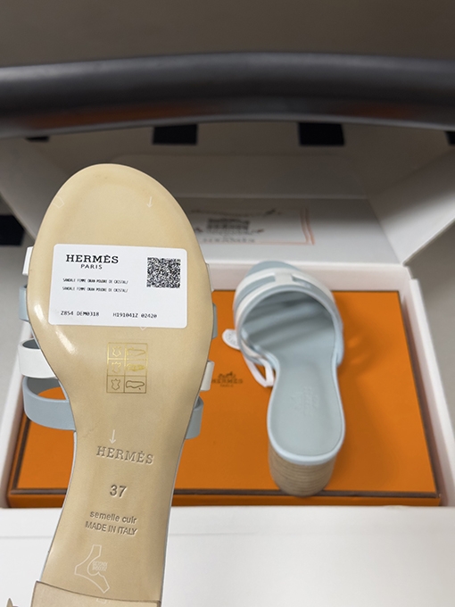 エルメスフラットなチャンキーヒールサンダルスーパーコピー Amica レディース新モデルクラシックなHエレメントサンダル