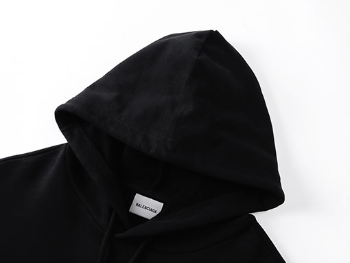 バレンシアガ BALENCIAGA フロントレターグラフィティテープダイレクトプリントパーカー