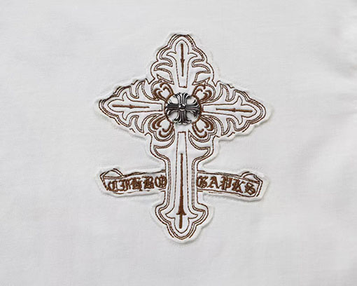 クロムハーツ アメリカンスタイルのアップリケ刺繍入りカップル長袖シャツ