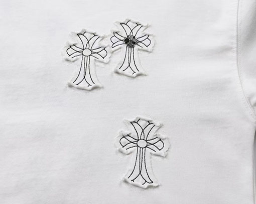 クロムハーツ 新モデルアメリカンスタイルのアップリケ刺繍入りカップル長袖シャツ
