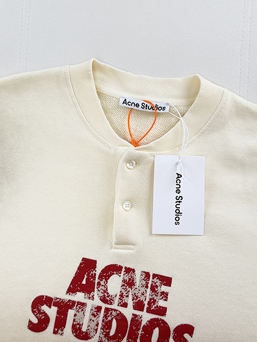 アクネストゥディオズ偽物 Acne Studios スモールロゴプリント・ヴィンテージスウェット