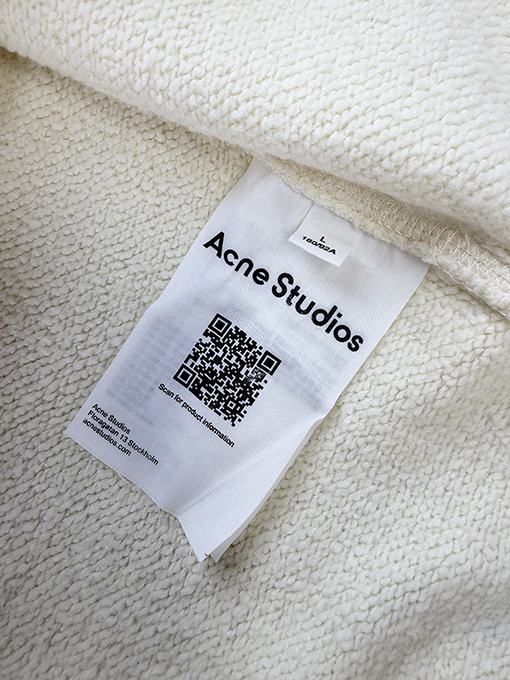 アクネストゥディオズ偽物 Acne Studios  スモールロゴプリント・ヴィンテージスウェット