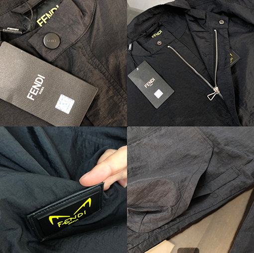 フェンディベースボールジャケットコピー 最新のスタンドカラーベースボールジャケット