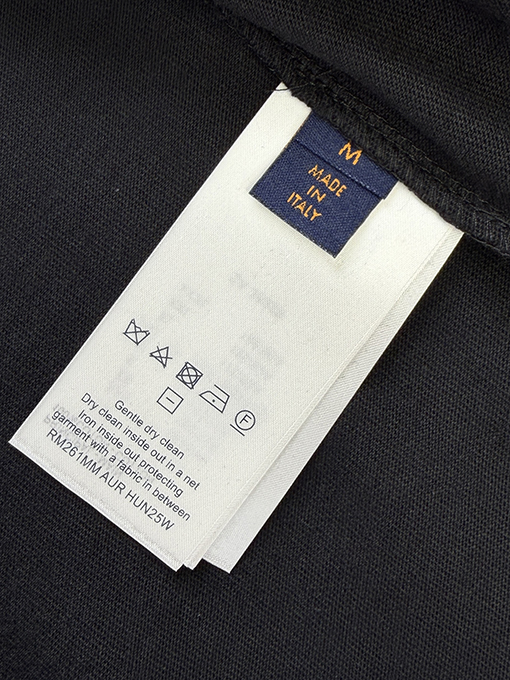 ルイヴィトンスーパーコピー グラデーションビーズ文字ロゴ入り半袖Tシャツ