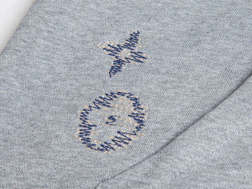 ルイヴィトン 刺繍入りジッパーカーディガン