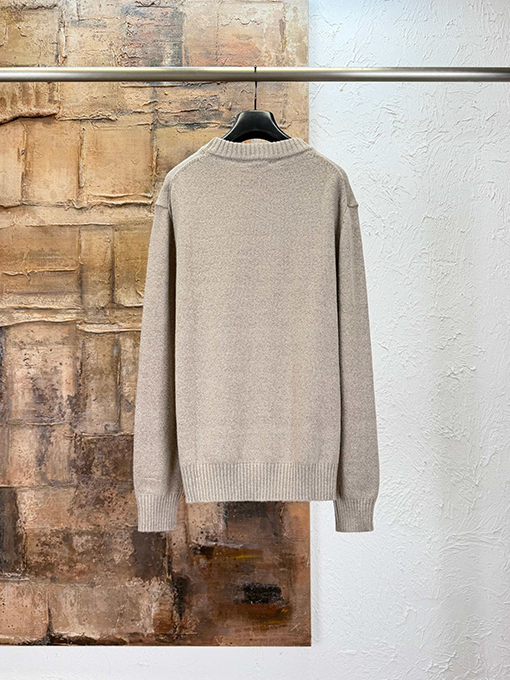 エルメスウールニットウェアコピー 刺繍入りのウールニットウェア