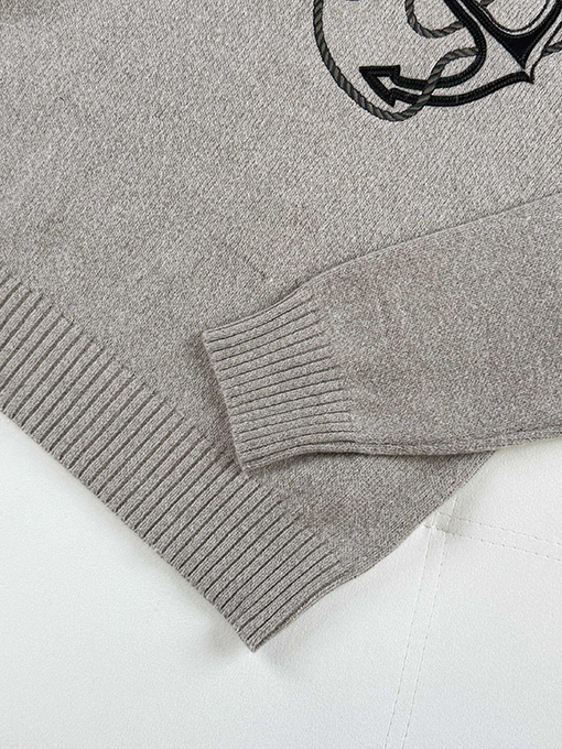 エルメスウールニットウェアコピー 刺繍入りのウールニットウェア