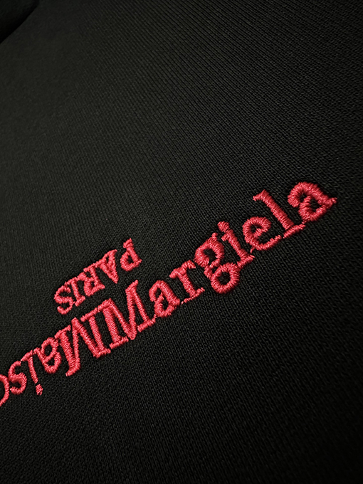 マルタンマルジェラスーパーコピー リバースロゴ刺繍入りパーカー