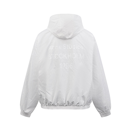 アクネストゥディオズフード付きジャケットスーパーコピー Acne Studios ロゴプリント入りフード付きジャケット