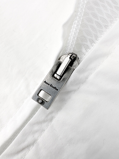 アクネストゥディオズフード付きジャケットスーパーコピー Acne Studios ロゴプリント入りフード付きジャケット