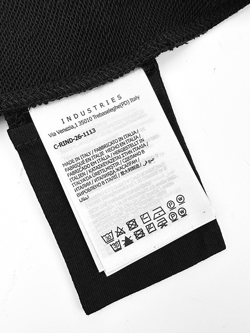 モンクレール 刺繍ロゴ入りクルーネックのスウェットシャツ