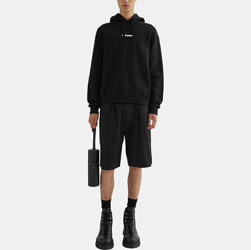 ジルサンダーパーカーコピー Jil sander ロゴプリントパーカー