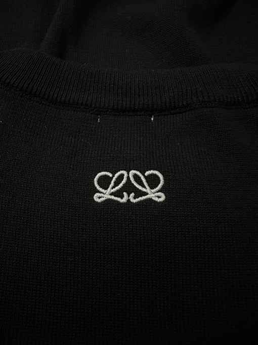 ロエベ 刺繍ジャカードロゴニットウェア
