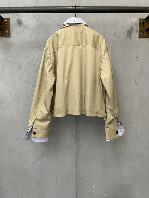アクネストゥディオズスーパーコピー Acne Studios フェイクツーピースパッチワークショートジャケット