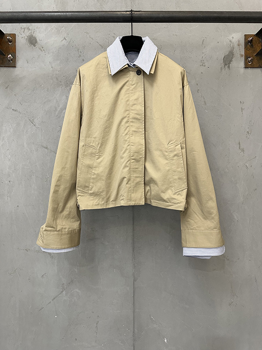 アクネストゥディオズスーパーコピー Acne Studios フェイクツーピースパッチワークショートジャケット