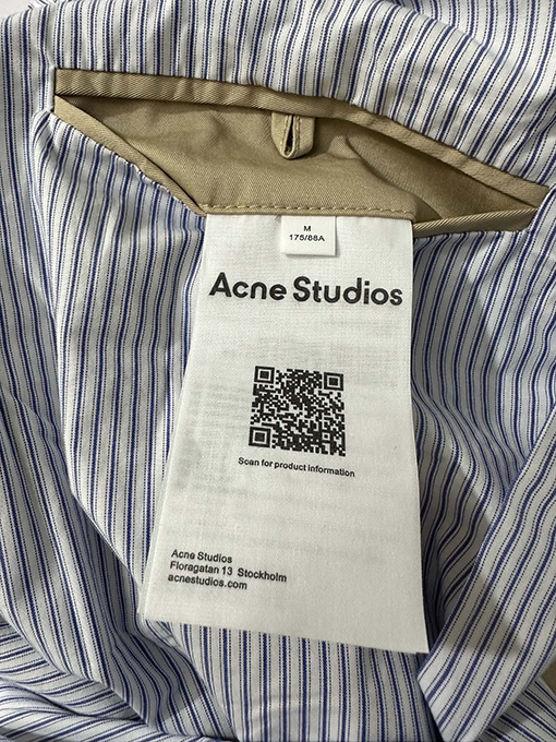 アクネストゥディオズスーパーコピー Acne Studios フェイクツーピースパッチワークショートジャケット