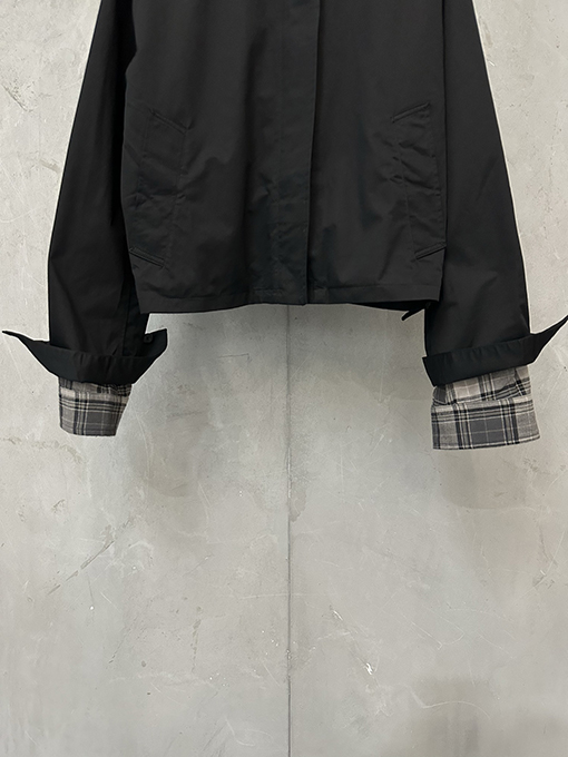 アクネストゥディオズスーパーコピー Acne Studios フェイクツーピースパッチワークショートジャケット