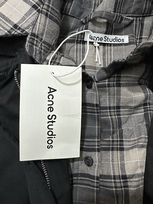 アクネストゥディオズスーパーコピー Acne Studios フェイクツーピースパッチワークショートジャケット