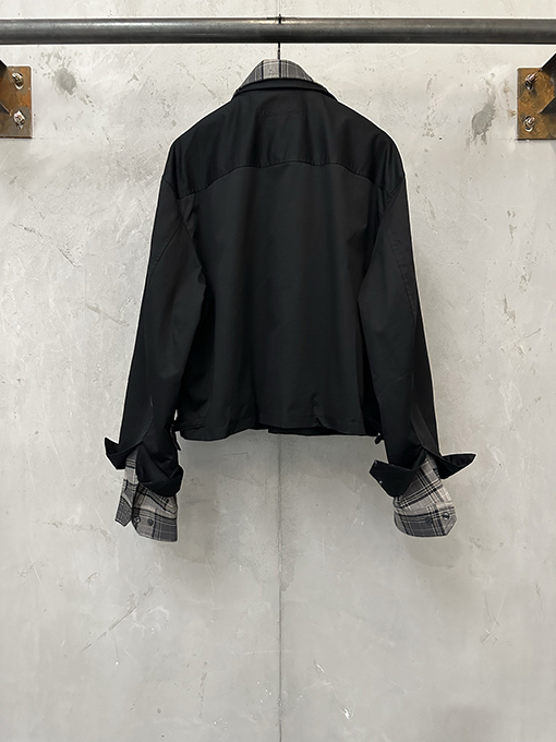 アクネストゥディオズスーパーコピー Acne Studios フェイクツーピースパッチワークショートジャケット