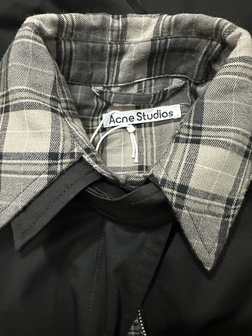アクネストゥディオズスーパーコピー Acne Studios フェイクツーピースパッチワークショートジャケット