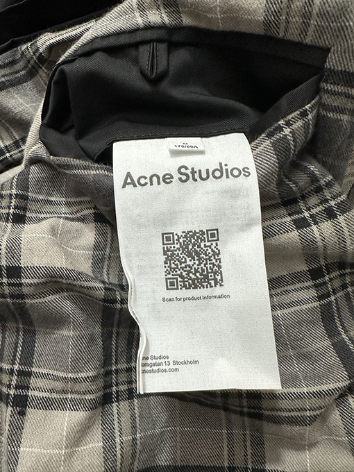 アクネストゥディオズスーパーコピー Acne Studios フェイクツーピースパッチワークショートジャケット