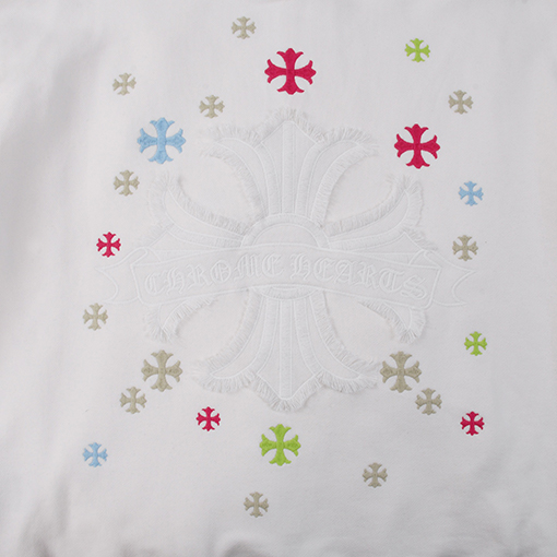 クロムハーツ 刺繍入りパーカー